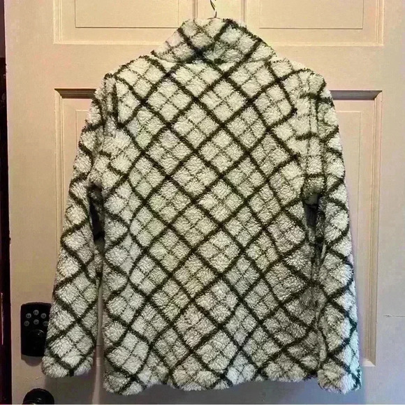 T by Talbots Long Sleeve Pullover Sherpa Turtle Neck - Picture 3 of 7